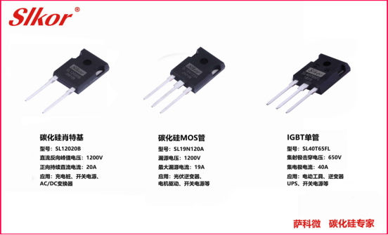 薩科微碳化硅MOS管、IGBT單管圖