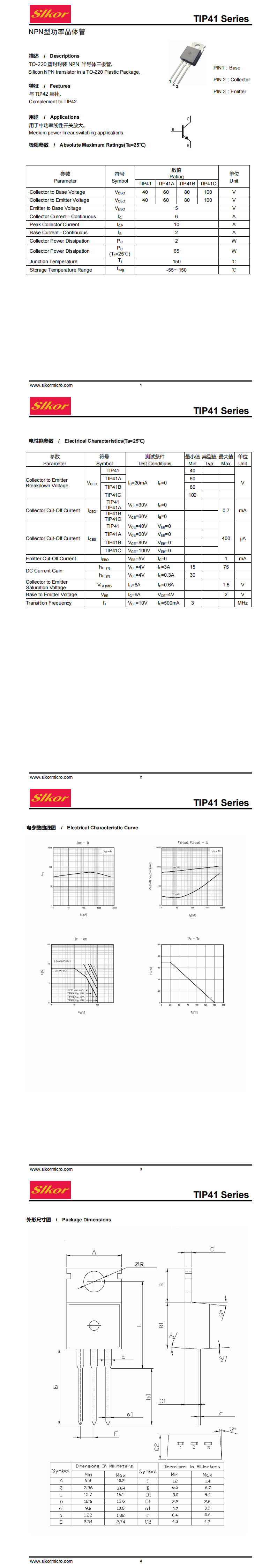 C5375291_三極管(BJT)_TIP41C_規(guī)格書_SLKOR(薩科微)三極管(BJT)規(guī)格書_00.png