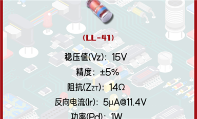 穩(wěn)壓二極管ZM4744A廣泛應(yīng)用于基準電壓源